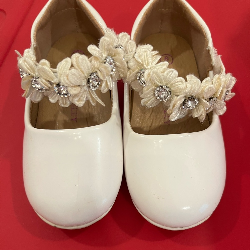 Toddler White Dress Shoes